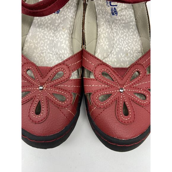 JBU by Jambu‎ Shoes Womens Sz 7M Red Mary Jane Magnolia B2MAG03 - Picture 9 of 12